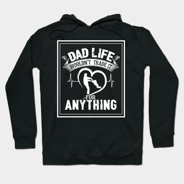 Dad life Hoodie by LaurieAndrew